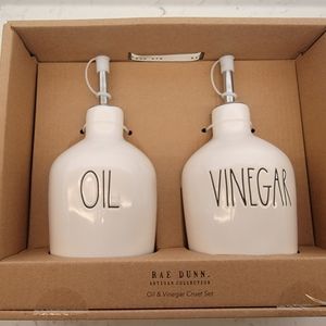 Rae Dunn Oil and Vinegar Cruet Set